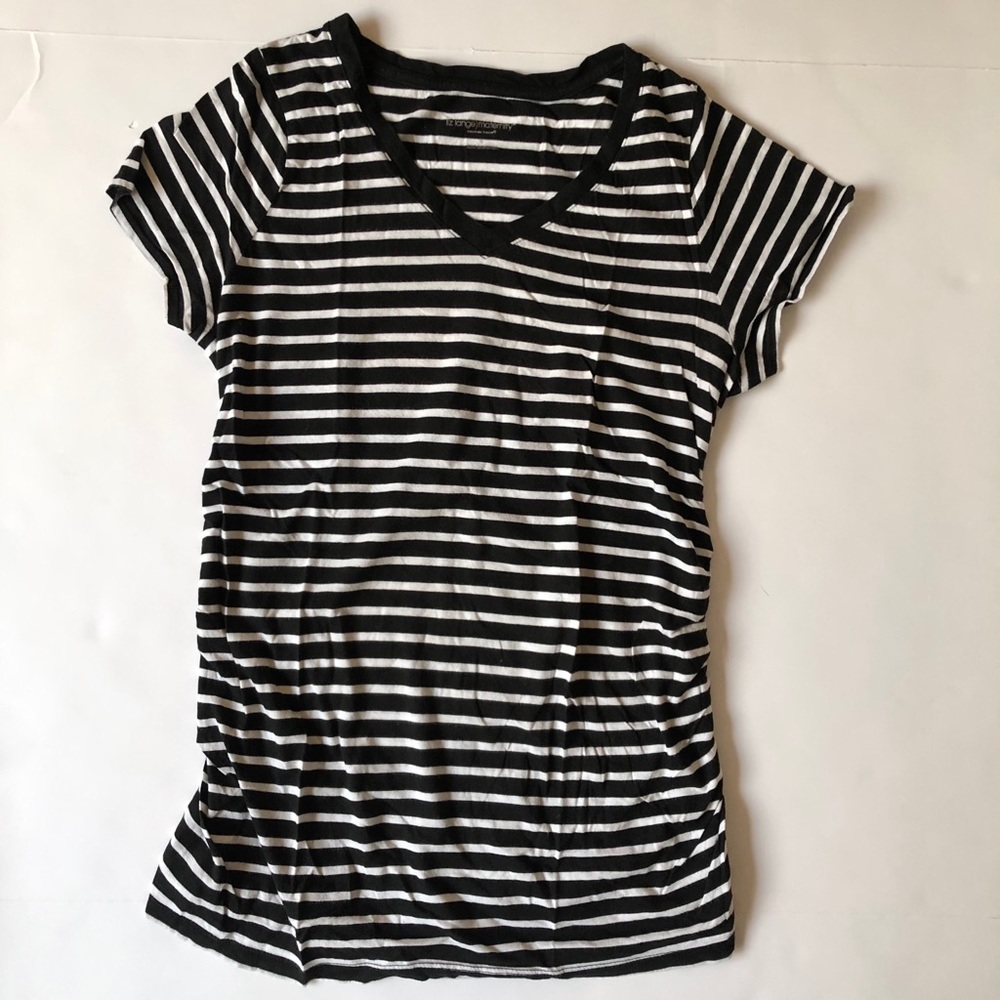 Striped maternity tee